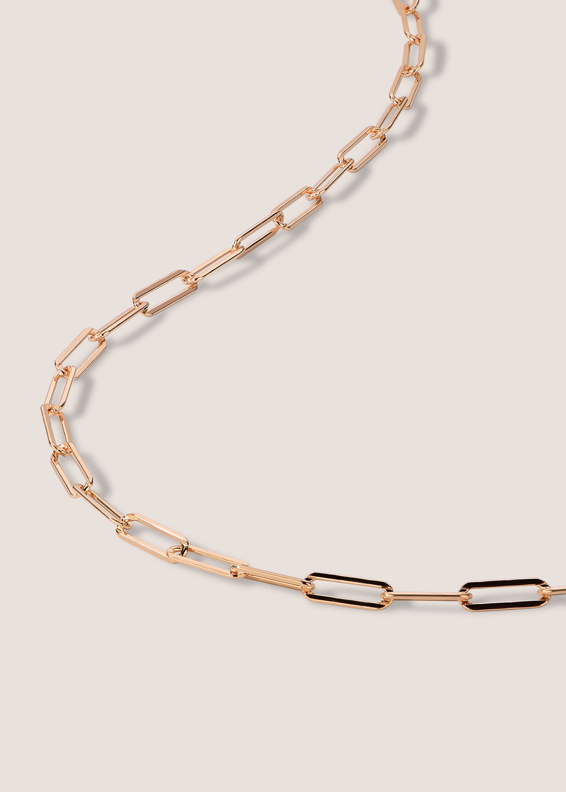 18k Gold Vermeil Bold Paperclip Chain Necklace