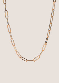 18k Gold Vermeil Bold Paperclip Chain Necklace