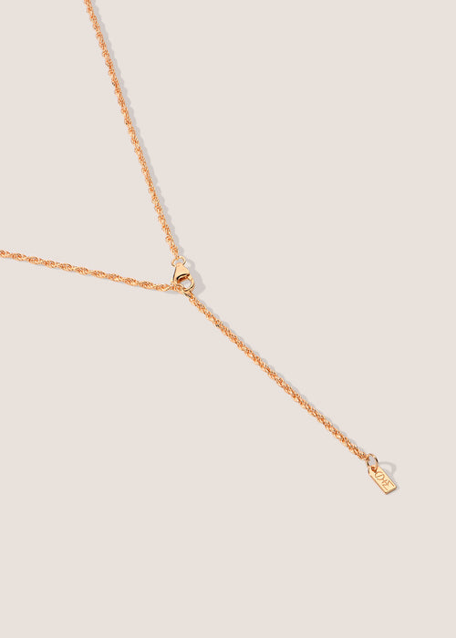 18k Gold Vermeil Fine Rope Chain Necklace