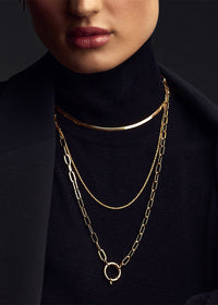 18k Gold Vermeil Fine Rope Chain Necklace