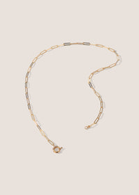 18k Gold Vermeil Paperclip Chain Necklace