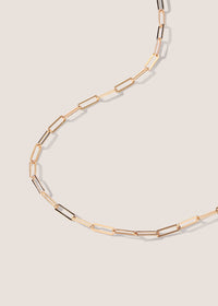 18k Gold Vermeil Paperclip Chain Necklace