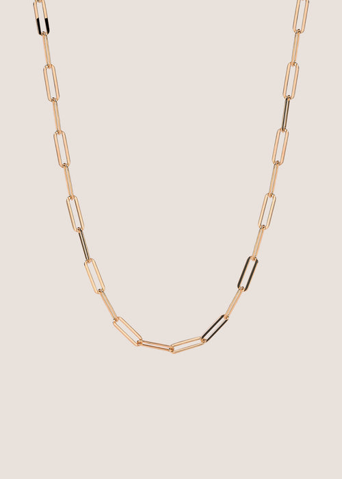 18k Gold Vermeil Paperclip Chain Necklace