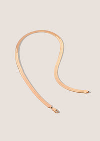 18k Gold Vermeil Statement Herringbone Necklace