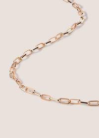 18k Gold Vermeil Statement Paperclip Chain Necklace