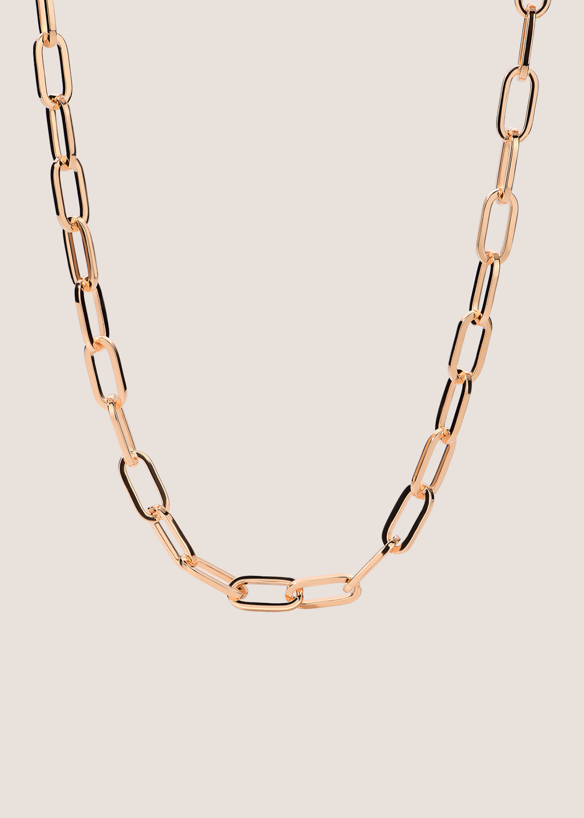 18k Gold Vermeil Statement Paperclip Chain Necklace