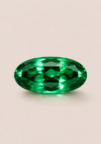 Emerald Radiance Green Gemstone Oval