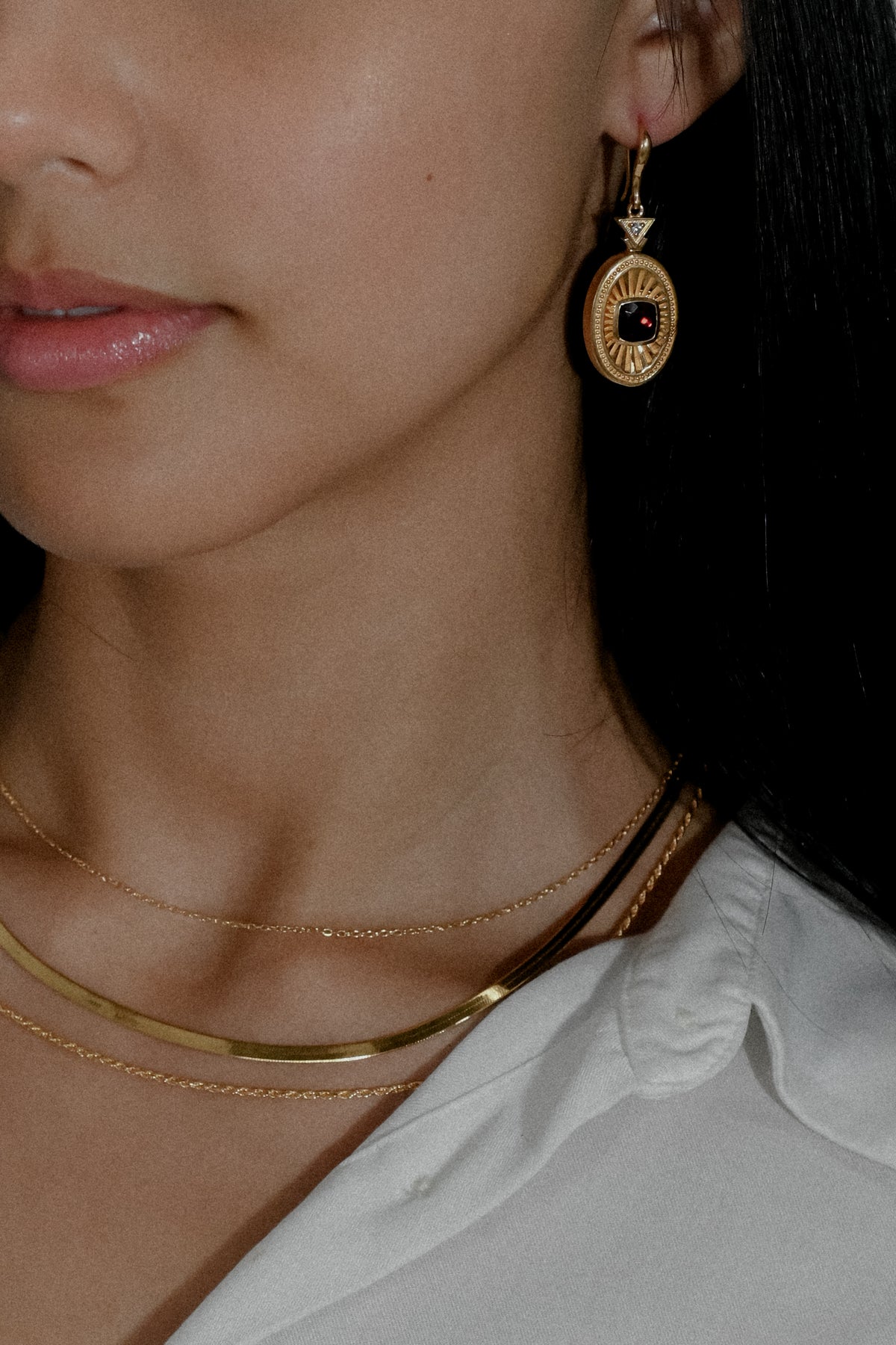 18k Gold Vermeil Fine Cable Chain Necklace