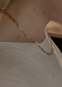 Bold Paperclip Link Chain Necklace