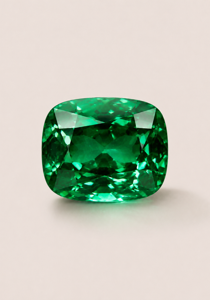Emerald Radiance Green Gemstone Round