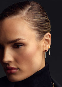 Anneaux 18k Gold Vermeil Opal Drop Earrings