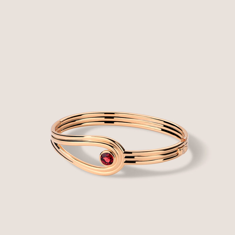 Anneaux Garnet Bangle Bracelet
