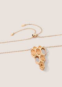 Formes Hexagone 18k Gold Vermeil Citrine Charm Necklace