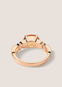 Formes Hexagone 18k Gold Vermeil Citrine Ring