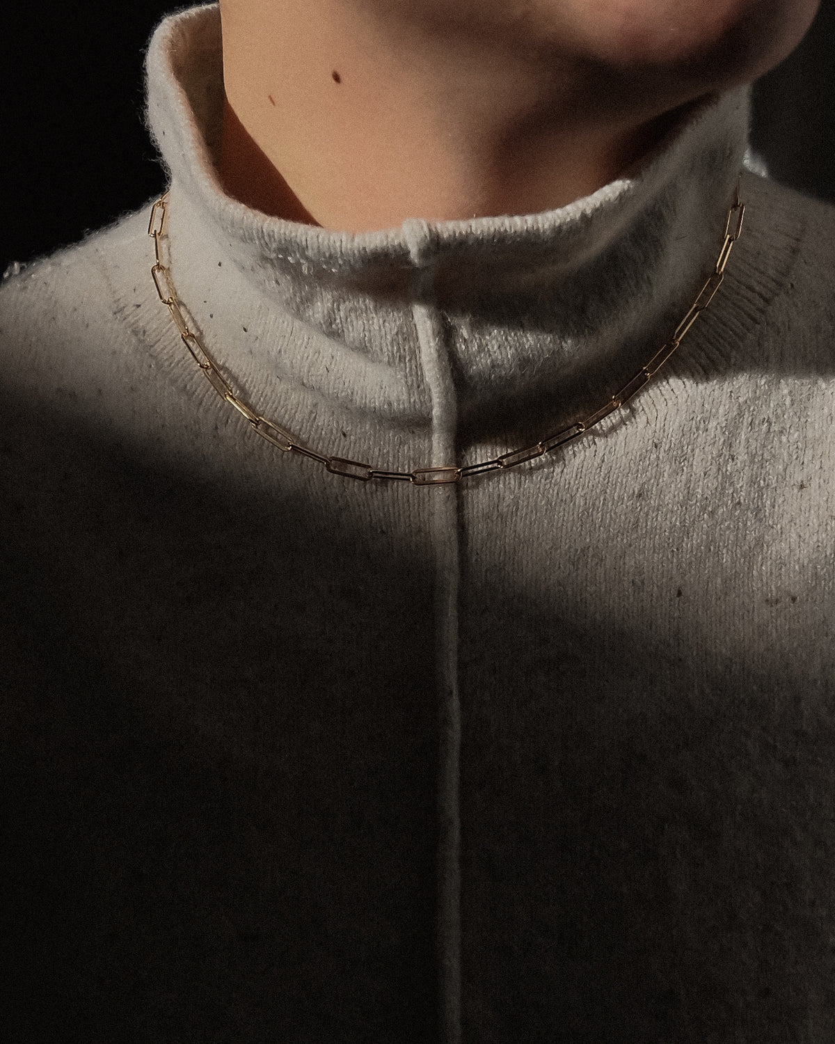 Bold Paperclip Link Chain Necklace