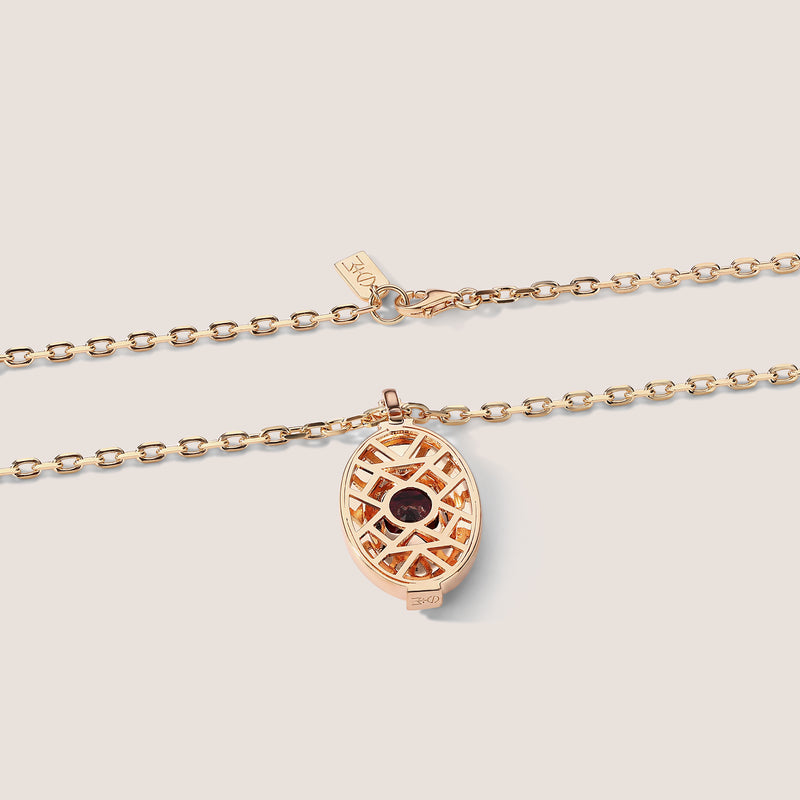 Rayons de Lumière Garnet Pendant