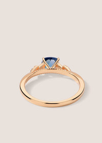Rayons de Lumière 18k Gold Vermeil Blue Topaz Ring