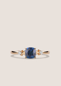 Rayons de Lumière 18k Gold Vermeil Blue Topaz Ring