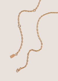 18k Gold Vermeil Bold Edge Cable Chain Necklace