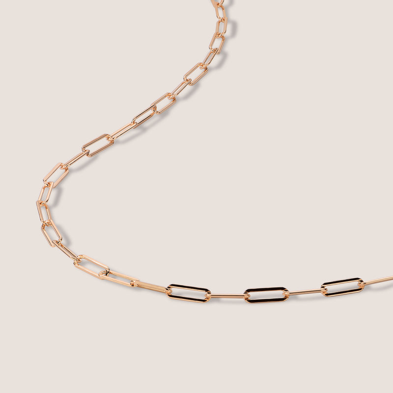 Bold Paperclip Chain Necklace
