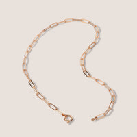 18k Gold Vermeil Bold Paperclip Chain Necklace