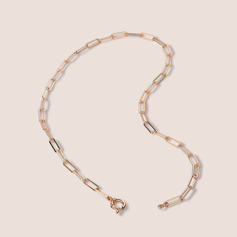 Bold Paperclip Chain Necklace