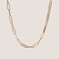 18k Gold Vermeil Bold Paperclip Chain Necklace