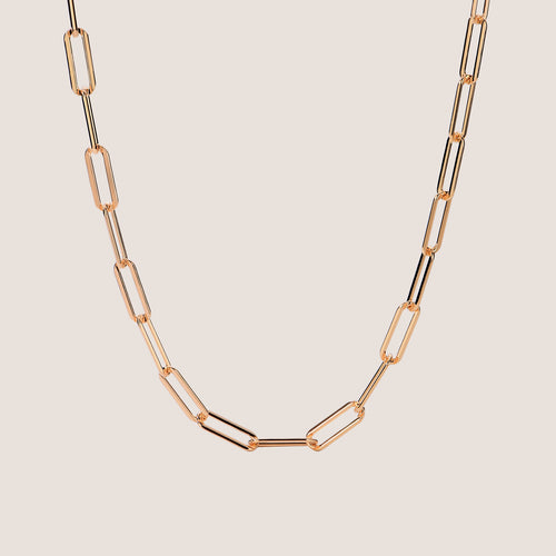 Bold Paperclip Chain Necklace