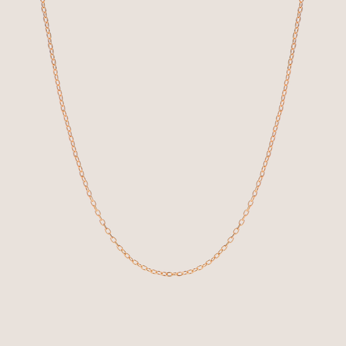 Fine Cable Chain Necklace