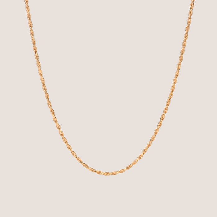 Fine Rope Chain Necklace