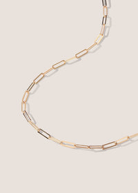 18k Gold Vermeil Paperclip Chain Necklace