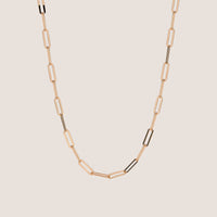 18k Gold Vermeil Paperclip Chain Necklace