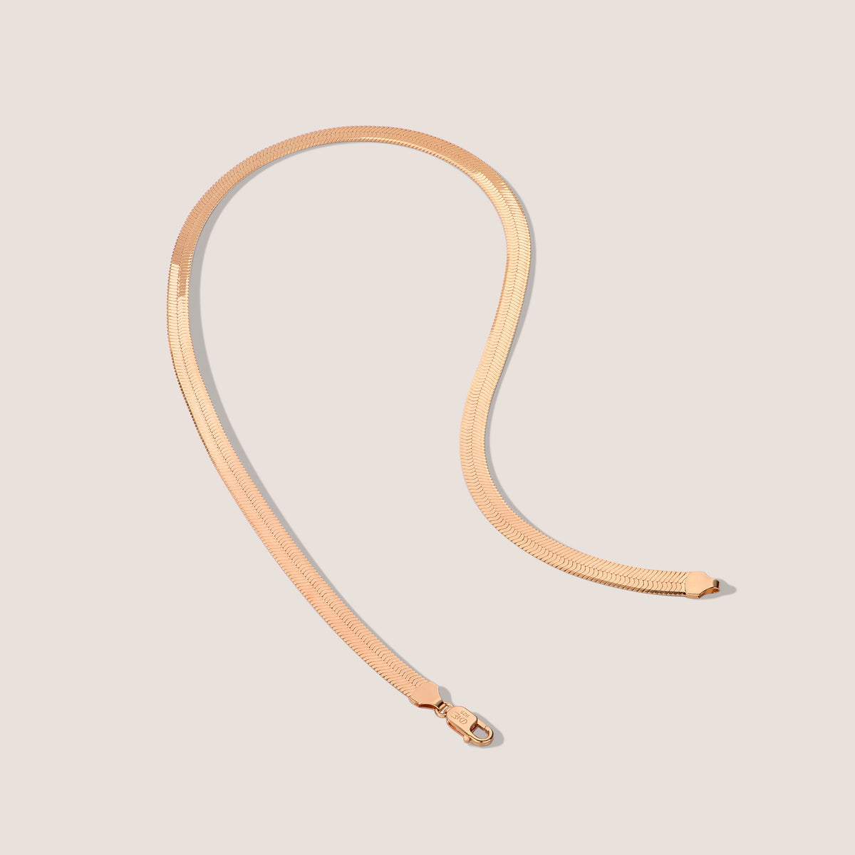 Statement Herringbone Necklace