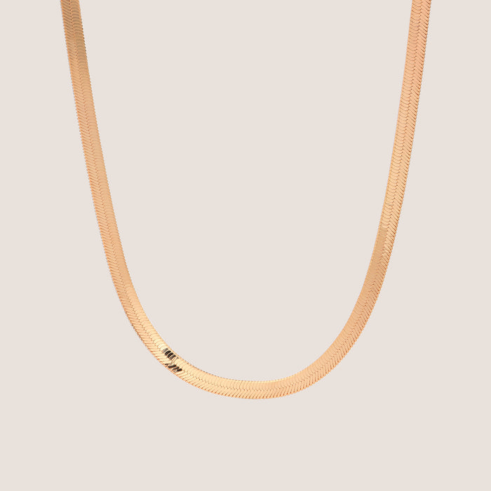 Statement Herringbone Necklace
