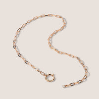 18k Gold Vermeil Statement Paperclip Chain Necklace