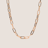 18k Gold Vermeil Statement Paperclip Chain Necklace